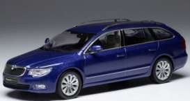 Skoda  - Superb II 3T 2008 blue metallic - 1:43 - IXO Models - CLC470 - ixCLC470 | Toms Modelautos