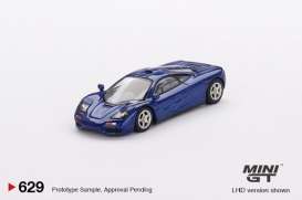 McLaren  - F1 blue - 1:64 - Mini GT - 00629-L - MGT00629lhd | Toms Modelautos