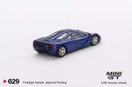 McLaren  - F1 blue - 1:64 - Mini GT - 00629-L - MGT00629lhd | Toms Modelautos