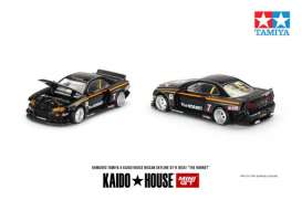 Nissan  - Skyline GT-R R34 *the Hornet* black/gold - 1:64 - Mini GT - KHMG093 - MGTKHMG093 | Toms Modelautos