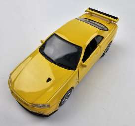 Nissan  - GTR R34 yellow - 1:36 - Tayumo - 36115217 - tay36115217 | Toms Modelautos