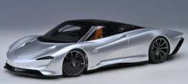 McLaren  - Speedtail silver - 1:18 - AutoArt - 796090 - autoart76090 | Toms Modelautos