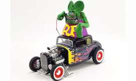Ford  - Blown 5 1932 black + flames - 1:18 - Acme Diecast - 1805022 - Acme1805022 | Toms Modelautos