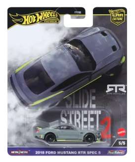 Ford  - Mustang RTR grey/yellow - 1:64 - Hotwheels - HKC85 - hwmvHKC85 | Toms Modelautos