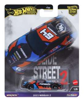 Nissan  - Z 2023 black/blue/orange - 1:64 - Hotwheels - HKC86 - hwmvHKC86 | Toms Modelautos