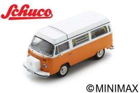 Volkswagen  - T2b orange - 1:43 - Schuco - 07207 - schuco07207 | Toms Modelautos