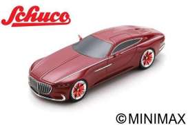Mercedes Benz  - Mayback Vision 6 red - 1:43 - Schuco - 09331 - schuco09331 | Tom's Modelauto's