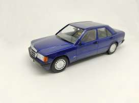 Mercedes Benz  - 190E 1.8 Avantgarde W201 1993 blue - 1:18 - Triple9 Collection - 1800312 - T9-1800312 | Toms Modelautos