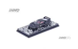 LB Works  - F40 2023 black/white - 1:64 - Inno Models - in64-LBWKF40-HKTS23 - in64-LBWKF40-HKTS23 | Toms Modelautos