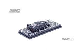 LB Works  - F40 2023 black/white - 1:64 - Inno Models - in64-LBWKF40-HKTS23 - in64-LBWKF40-HKTS23 | Toms Modelautos