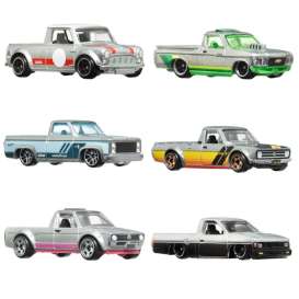 Assortment/ Mix  - Zamac pick-ups 2024 various - 1:64 - Hotwheels - HRX57 - hwmvHRX57 | Toms Modelautos