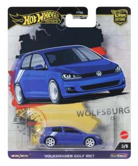 Volkswagen  - Golf MK7 blue - 1:64 - Hotwheels - HRV79 - hwmvHRV79 | Toms Modelautos