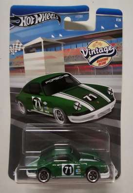 Porsche  - 911 1971 green/white - 1:64 - Hotwheels - HRV04 - hwmvHRV04 | Toms Modelautos