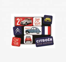 Citroen  - Magnets Set  red/white/blue - Tac Signs - NA83126 - MagnetS83126 | Toms Modelautos