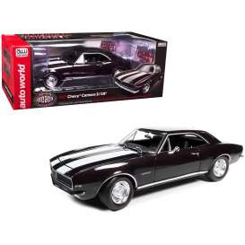 Chevrolet  - Camaro Z/28 RS 1967 brown/white - 1:18 - Auto World - AMM1297 - AMM1297 | Toms Modelautos