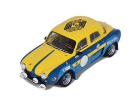 Renault  - Dauphine Proto 1600 1964 blue/yellow - 1:18 - OttOmobile Miniatures - OT1004 - otto1004 | Toms Modelautos