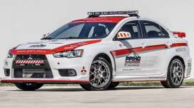 Mitsubishi  - Lancer EVO X white/red - 1:43 - Vitesse SunStar - 29354 - vss29354 | Toms Modelautos