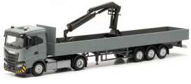 Iveco  - S-way ND Pr.Sz. grey/yellow - 1:87 - Herpa - 316415 - herpa316415 | Toms Modelautos