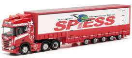 Scania  - CR 20 HD 6x2  white/red - 1:87 - Herpa Trucks - H317016 - herpa317016 | Toms Modelautos