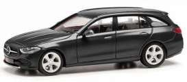 Mercedes Benz  - C Estate black - 1:87 - Herpa - H421010-002 - herpa421010-002 | Toms Modelautos