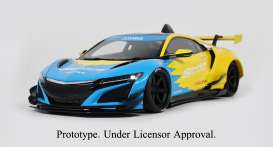 Acura  - NSX 2023 blue/yellow - 1:18 - GT Spirit - GT894 - GT894 | Toms Modelautos