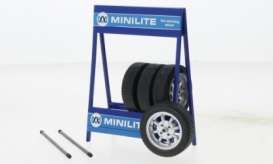 Wheels &amp; tires  - Mini Lite  - 1:18 - IXO Models - 18SET019W - ix18SET019W | Toms Modelautos