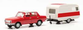 Wartburg  - 353 red/white - 1:87 - Herpa - H028585 - herpa028585 | Toms Modelautos