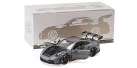 Porsche  - 911 2024 grey - 1:18 - Minichamps - 110062024 - mc110062024 | Toms Modelautos