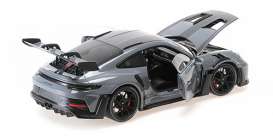 Porsche  - 911 2024 grey - 1:18 - Minichamps - 110062024 - mc110062024 | Toms Modelautos