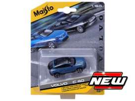 Volvo  - C40 blue - 1:64 - Maisto - 15751C40 - mai15751C40 | Toms Modelautos