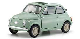 Fiat  - Nuova 500 green - 1:18 - Kyosho - Kyo8966LG - kyo8966LG | Toms Modelautos