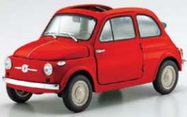 Fiat  - Nuova 500 red - 1:18 - Kyosho - Kyo8966R0 - kyo8966R0 | Toms Modelautos