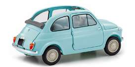 Fiat  - Nuova 500 blue - 1:18 - Kyosho - Kyo8966LB - kyo8966LB | Toms Modelautos
