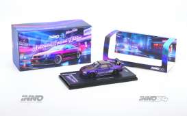 Nissan  - Skyline GT-R R34 Z-Tune purple - 1:64 - Inno Models - in64-R34ZT-Endgame - in64R34ZT-Endgame | Toms Modelautos