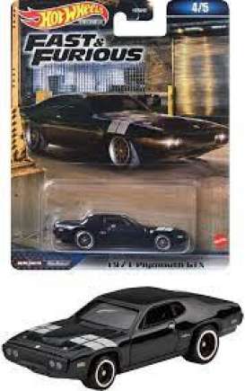 Plymouth  - GTX 1971 black - 1:64 - Hotwheels - HNW55 - hwmvHNW55 | Toms Modelautos