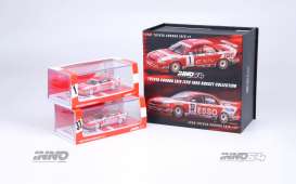 Toyota  - Corona EXIV #1 & #37 1995 red/white - 1:64 - Inno Models - in64-EXIV-TOMS95-BS - in64-EXIV-TOMS95BS | Toms Modelautos