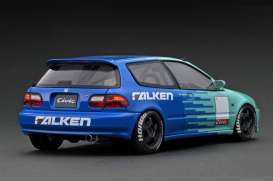 Honda  - Civic blue/green - 1:18 - Ignition - IG3049 - IG3049 | Toms Modelautos