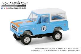 Ford  - Bronco Custom SUV 1971 blue - 1:64 - GreenLight - 37310F - gl37310F | Toms Modelautos