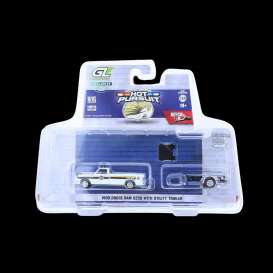 Dodge  - Ram D200 1990 white - 1:64 - GreenLight - 32315A - gl32315A | Toms Modelautos