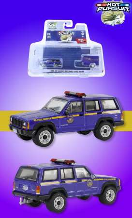 Jeep  - Cherokee 2001 purple - 1:64 - GreenLight - 32315B - gl32315B | Toms Modelautos