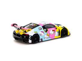 Audi  - R8 LMS GT3 Evo II 2023 white/yellow/pink - 1:64 - Tarmac - T64-043-23MGP - TC-T64-043-23MGP | Toms Modelautos