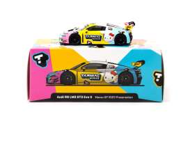 Audi  - R8 LMS GT3 Evo II 2023 white/yellow/pink - 1:64 - Tarmac - T64-043-23MGP - TC-T64-043-23MGP | Toms Modelautos
