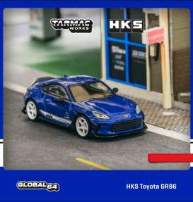 Toyota  - GR86 blue - 1:64 - Tarmac - T64G-038-BL - TC-T64G038BL | Toms Modelautos