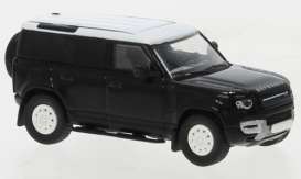 Land Rover  - Defender 110 2020 black - 1:87 - Brekina - pcx870391 - PCX870391 | Toms Modelautos