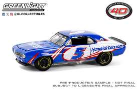 Chevrolet  - Camaro 1969 blue/white/red - 1:64 - GreenLight - 30495 - gl30495 | Toms Modelautos