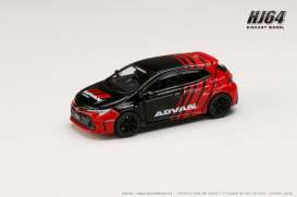 Toyota  - GR Corolla red/black - 1:64 - Hobby Japan - HJ641067AV - HJ641067AV | Toms Modelautos