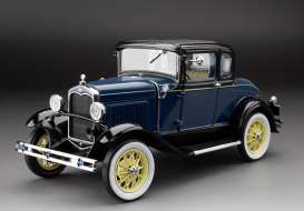 Ford  - Model A Coupe 1931 riviera blue - 1:18 - SunStar - 6211 - sun6211 | Toms Modelautos