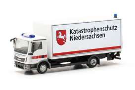 MAN  - TGL K-LKW white/red - 1:87 - Herpa Trucks - H097673 - herpa097673 | Toms Modelautos