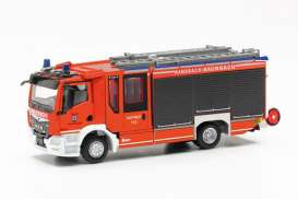 MAN  - TGM CC HLF orange/grey - 1:87 - Herpa - H097680 - herpa097680 | Toms Modelautos