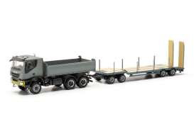 Iveco  - grey/yellow - 1:87 - Herpa - H317184 - herpa317184 | Toms Modelautos